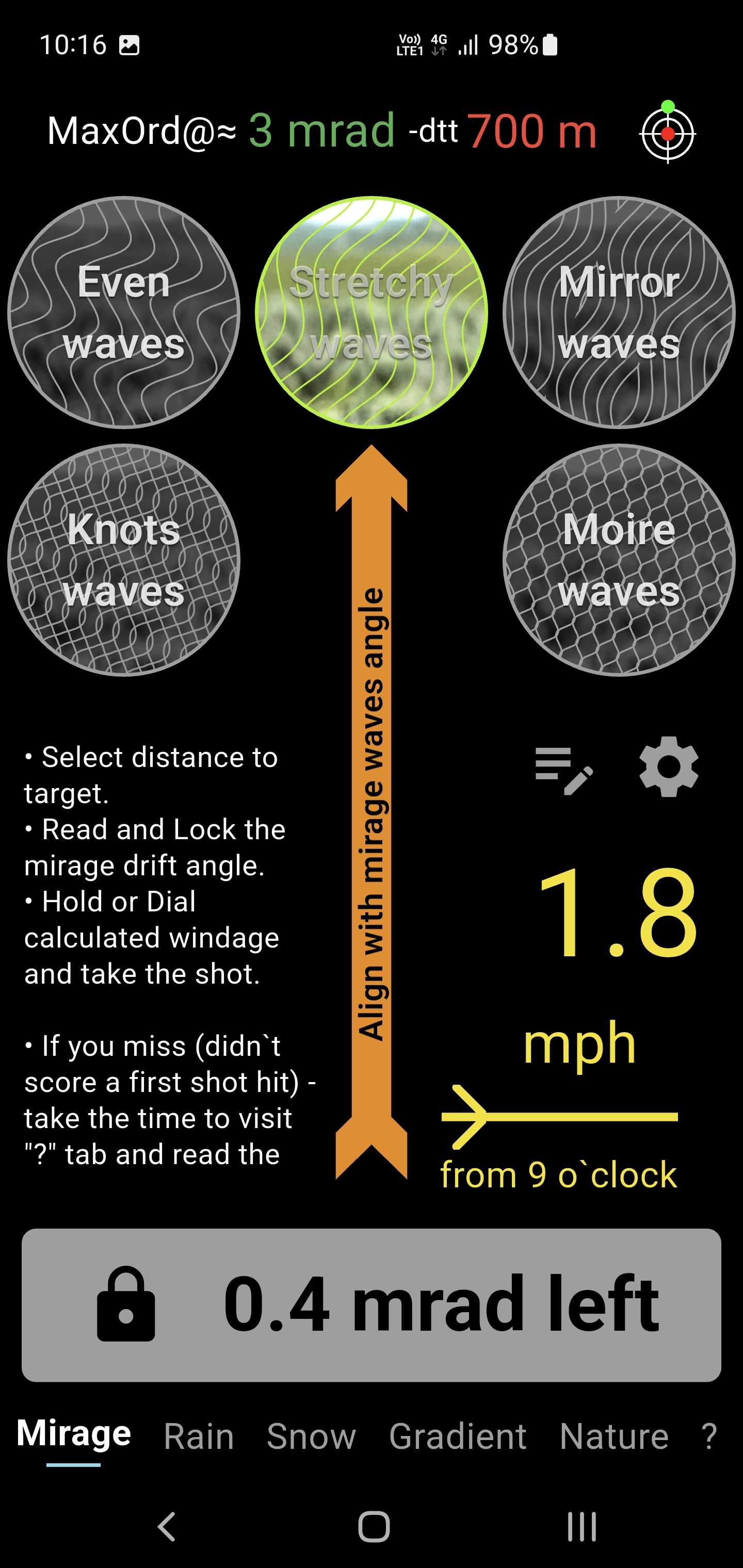 Wind Call — using Mirage to read the wind