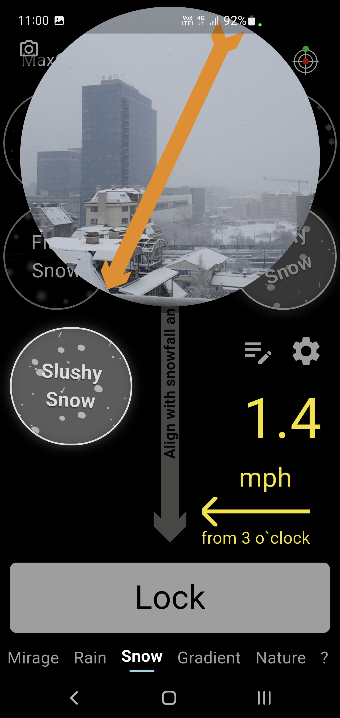 Wind Call — Spotter using Snow to read the wind