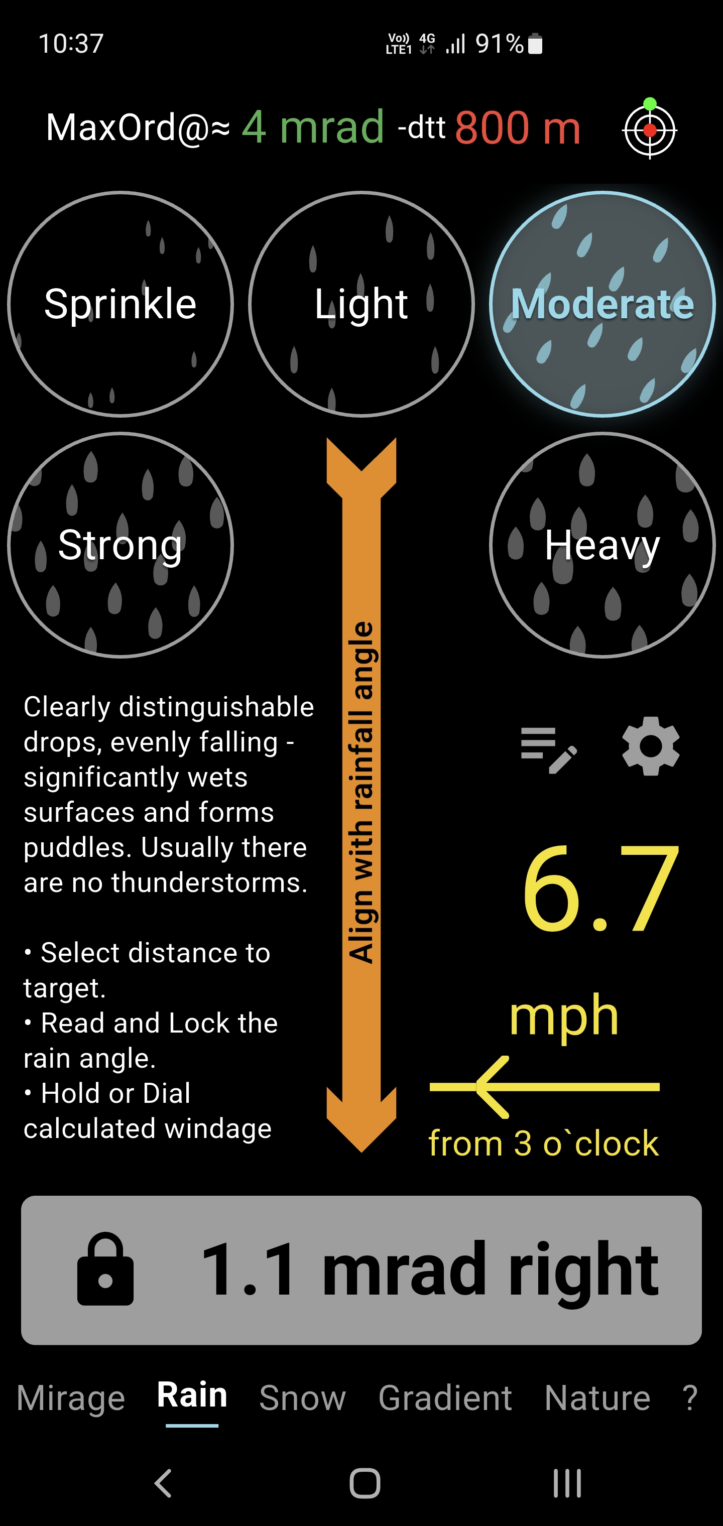 Wind Call — using Rain to read the wind