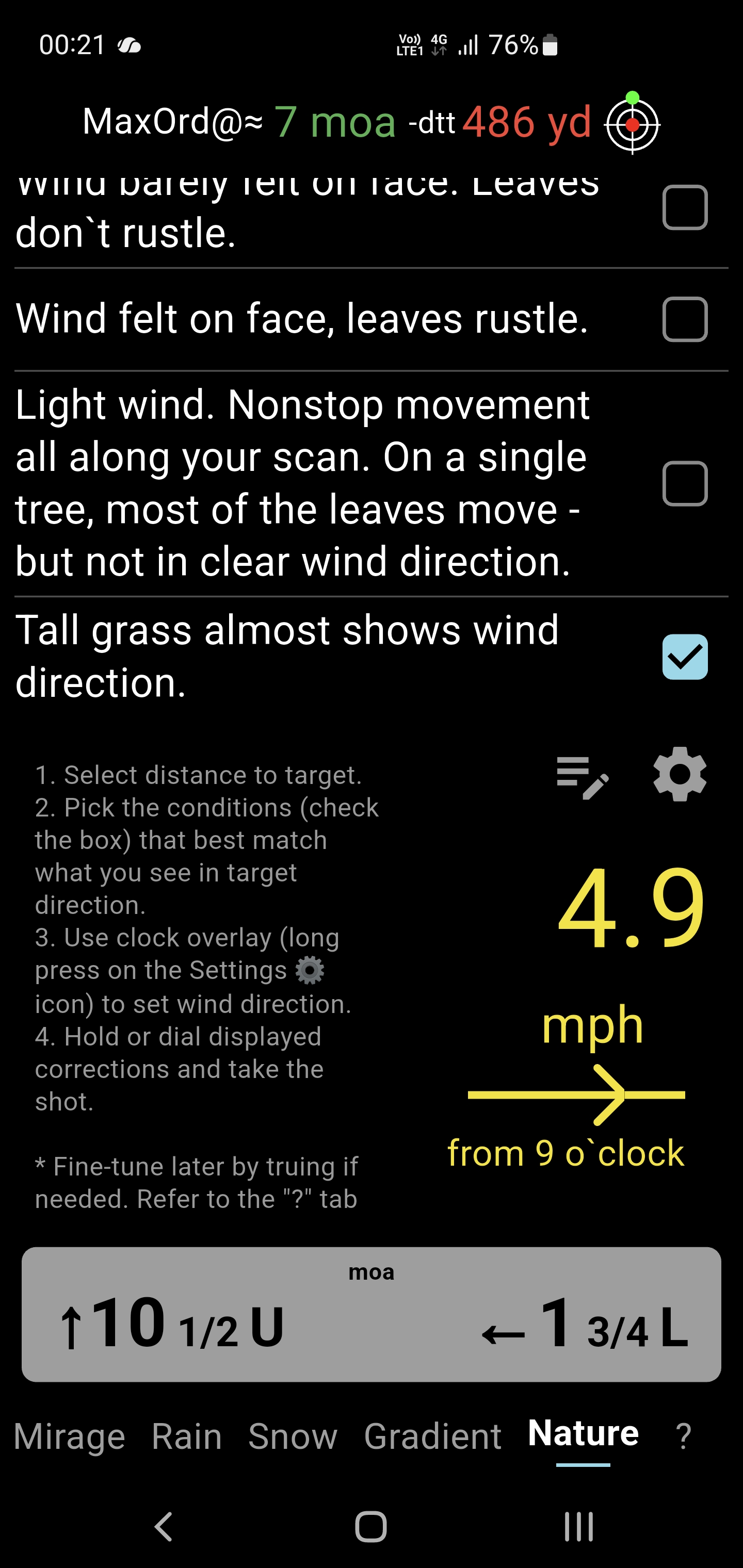 Wind Call — Nature signs converted into a complete firing solution